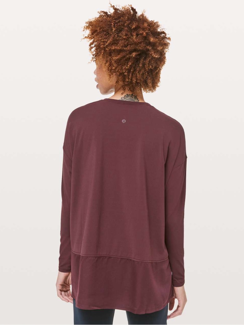 Lululemon Ease of Mind Long Sleeve Bordeaux Drama